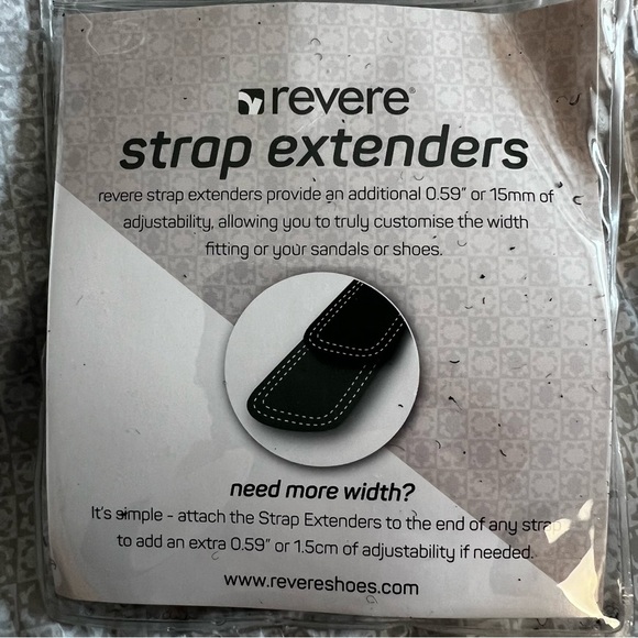NIB Revere Como Leather Sandals, Adjustable sz 8 - Picture 13 of 14